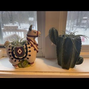 Llama and Cactus decor